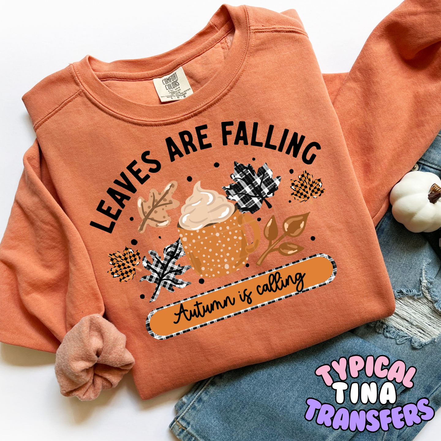 leaves are falling | DTF Transfer | POD